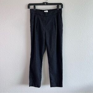 Aritzia Babaton Women’s Wool Cashmere Blend Cropped Pants Dark Gray
